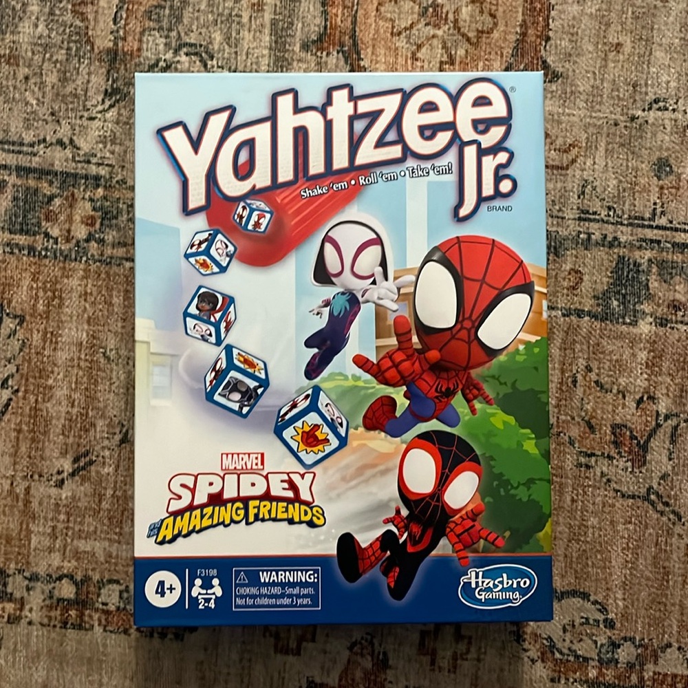 Spiderman Yahtzee Jr. Game 4+